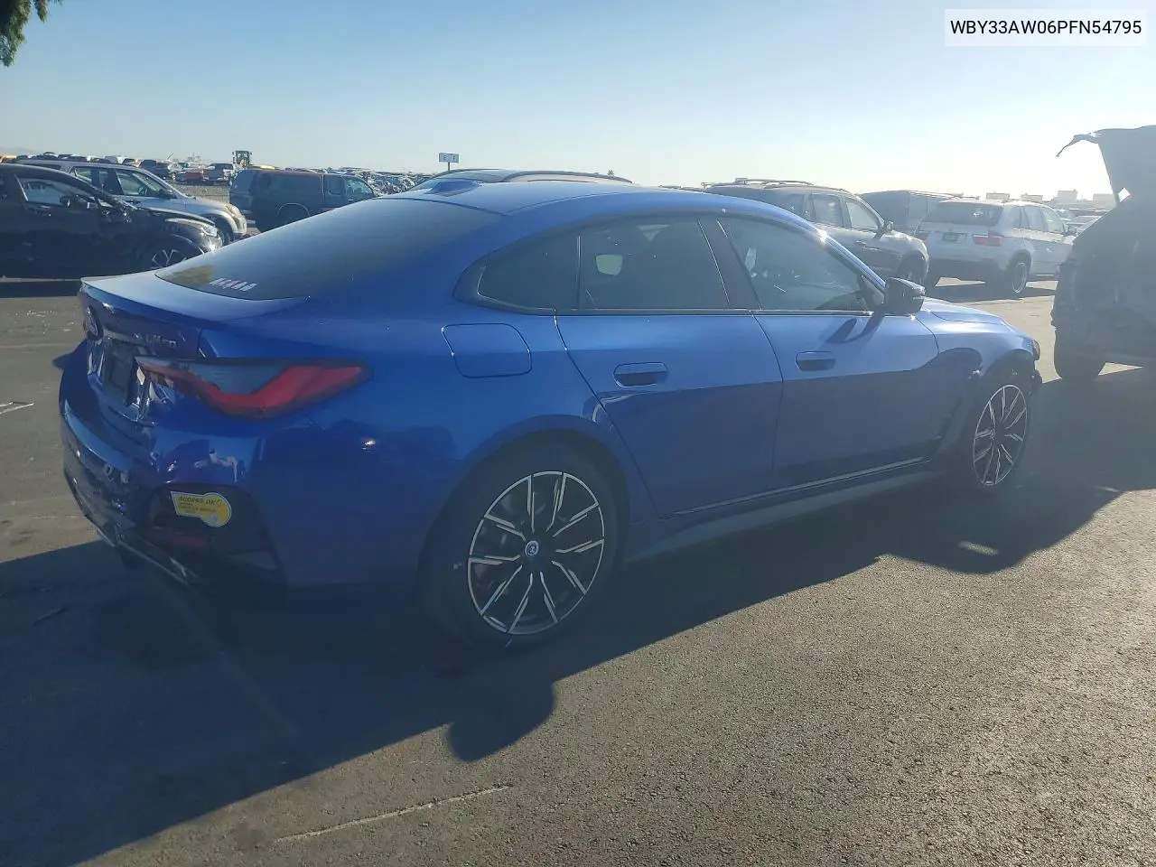 2023 BMW I4 M50 VIN: WBY33AW06PFN54795 Lot: 60844146