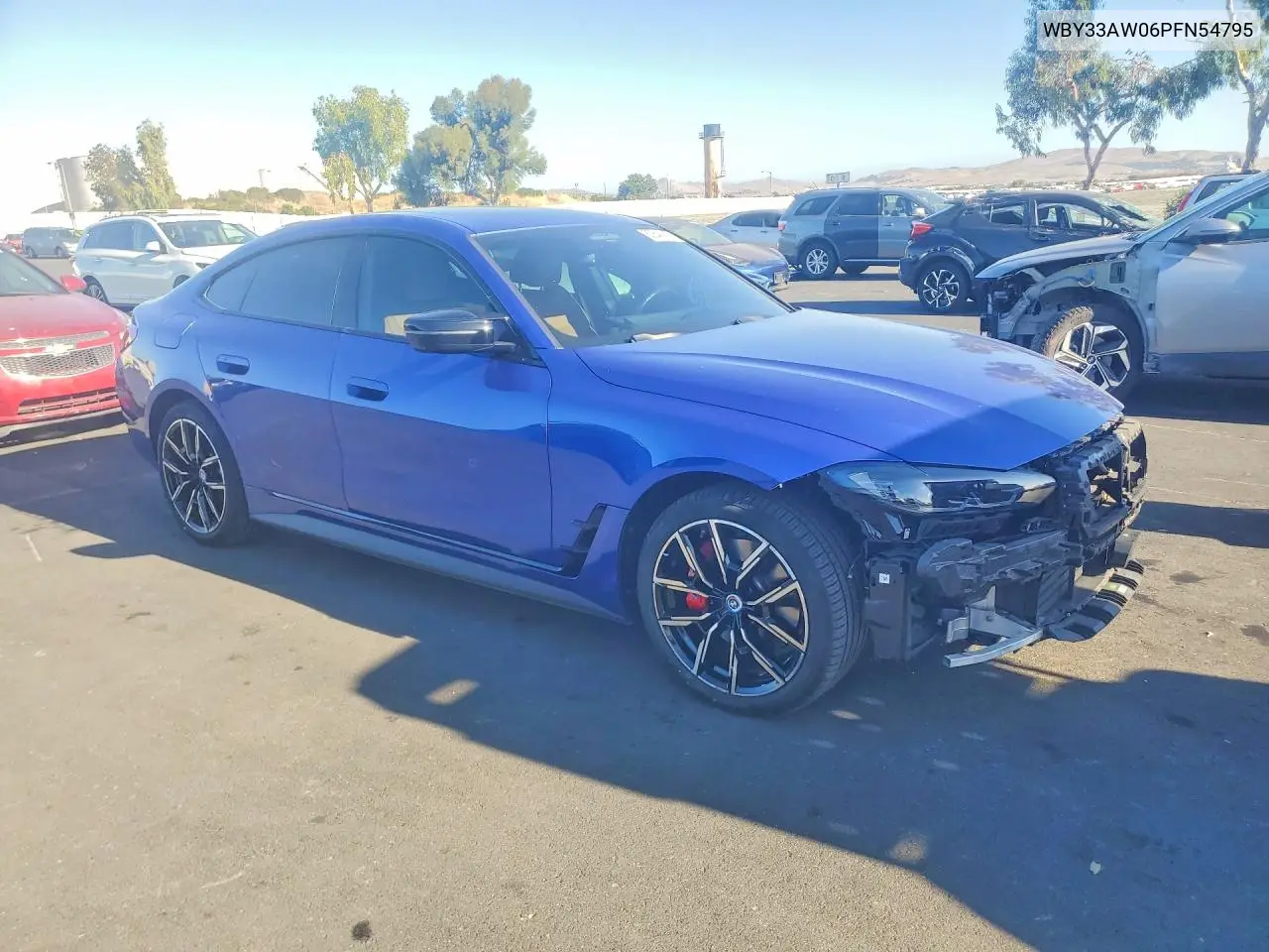 2023 BMW I4 M50 VIN: WBY33AW06PFN54795 Lot: 60844146