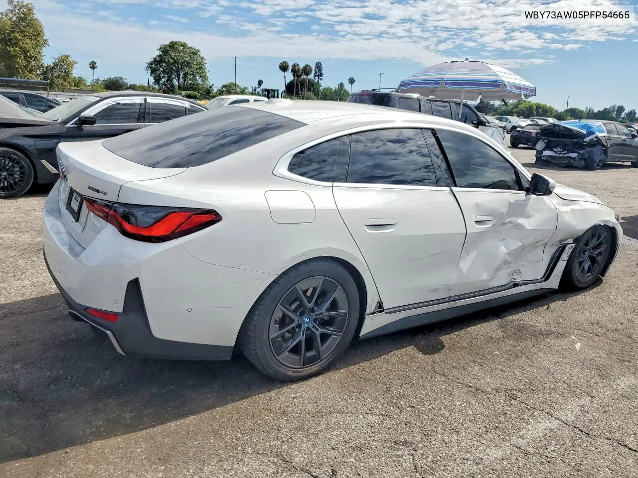 2023 BMW I4 Edrive 40 VIN: WBY73AW05PFP54665 Lot: 61039476