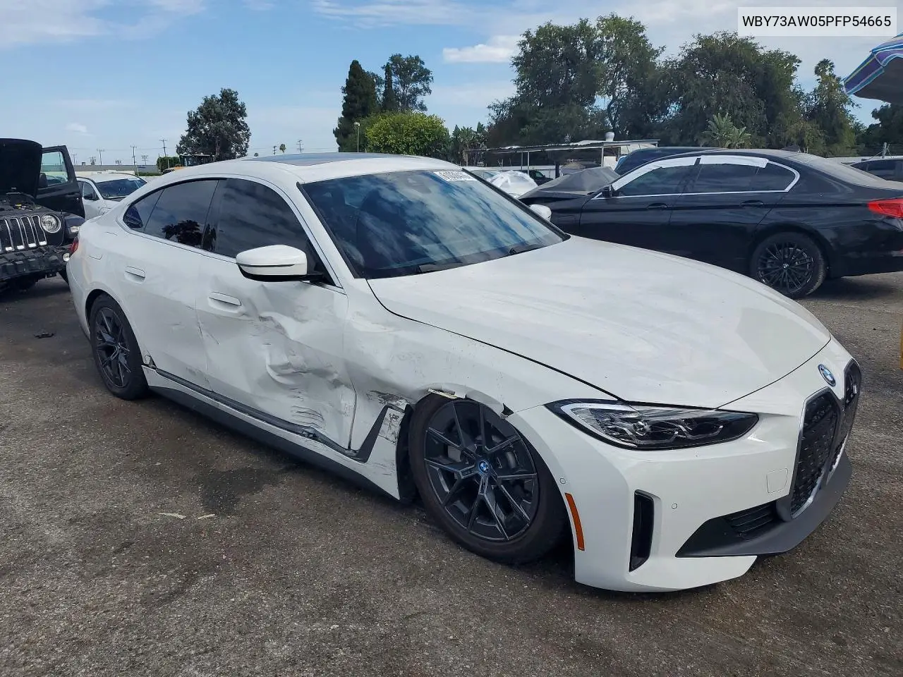 2023 BMW I4 Edrive 40 VIN: WBY73AW05PFP54665 Lot: 61039476