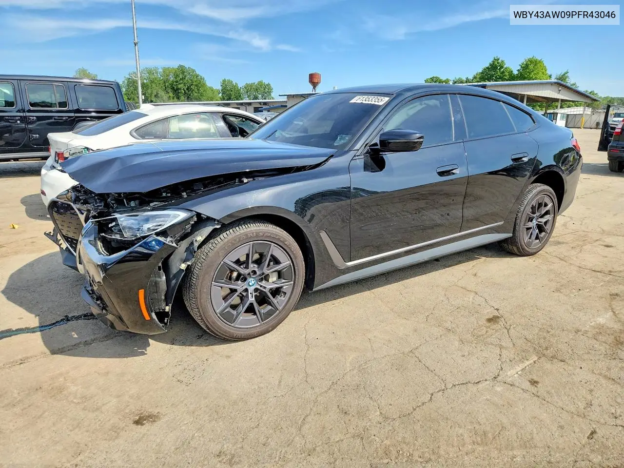2023 BMW I4 Edrive 35 VIN: WBY43AW09PFR43046 Lot: 61353356
