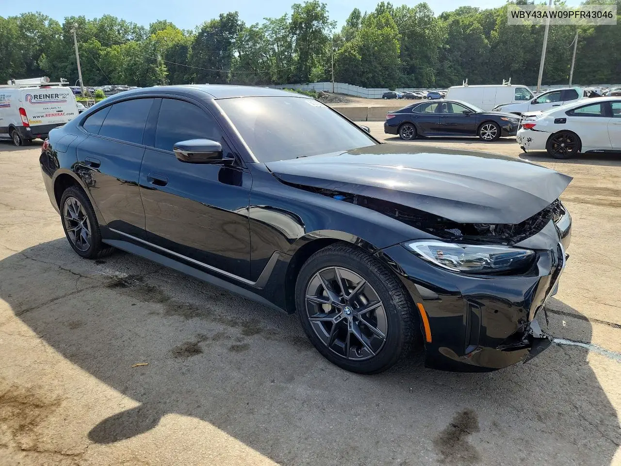 2023 BMW I4 Edrive 35 VIN: WBY43AW09PFR43046 Lot: 61353356