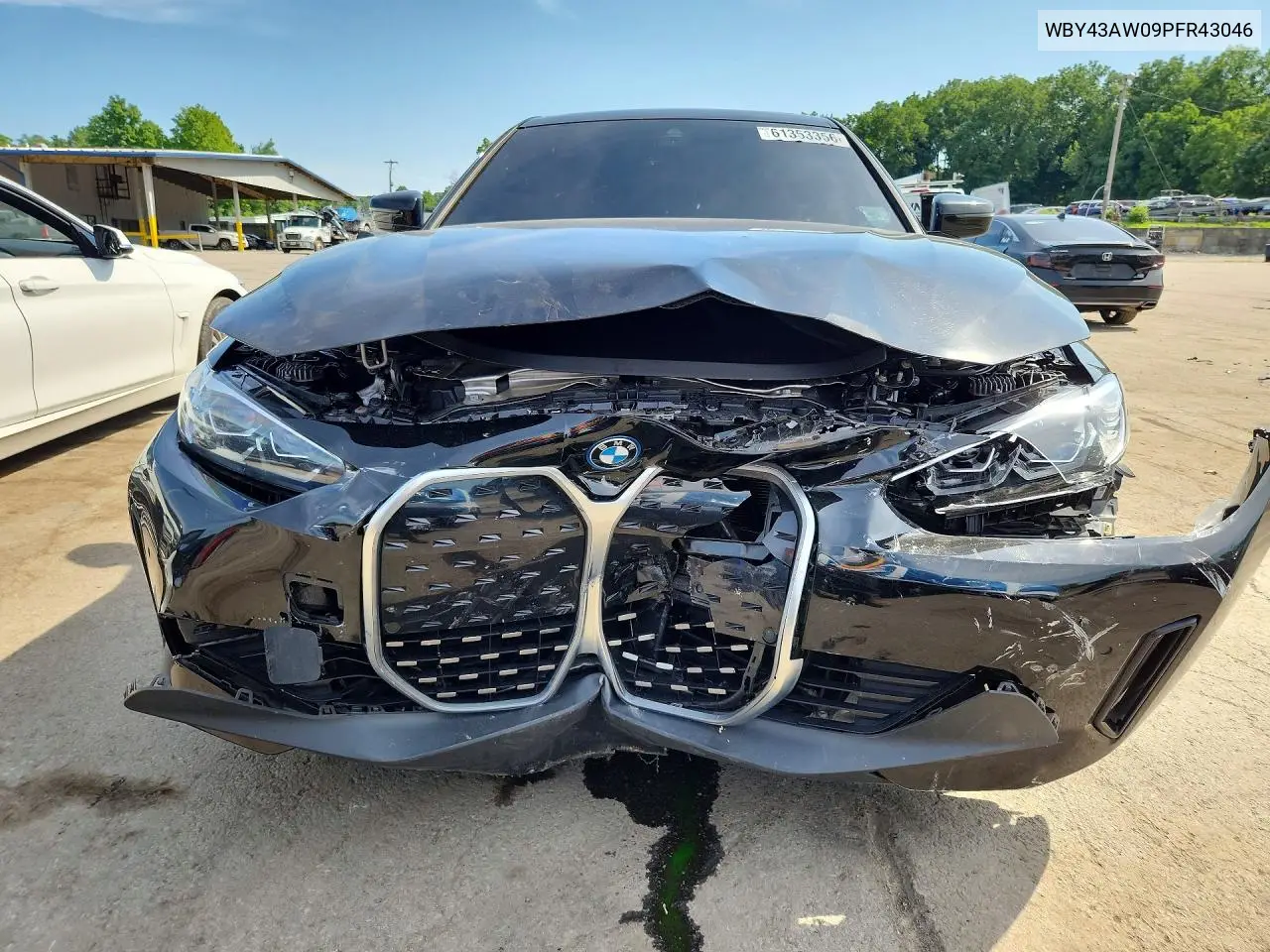 2023 BMW I4 Edrive 35 VIN: WBY43AW09PFR43046 Lot: 61353356