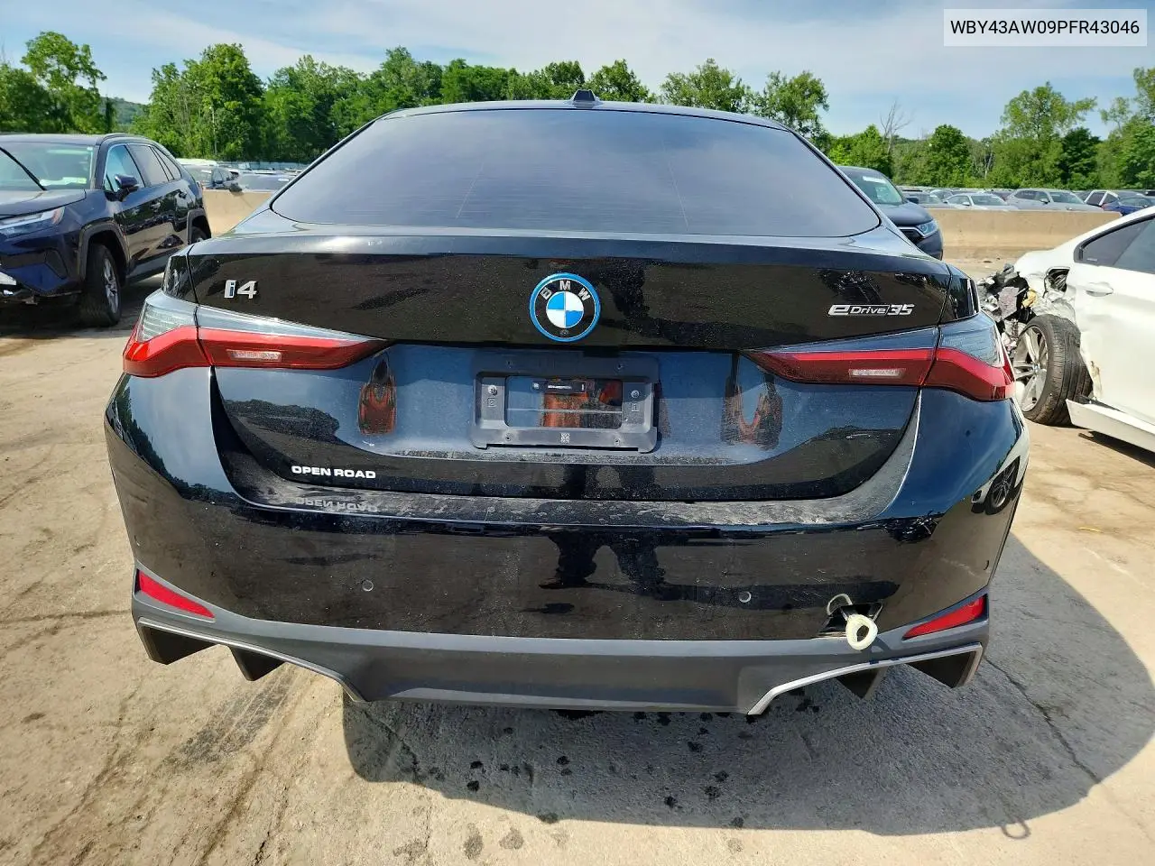 2023 BMW I4 Edrive 35 VIN: WBY43AW09PFR43046 Lot: 61353356