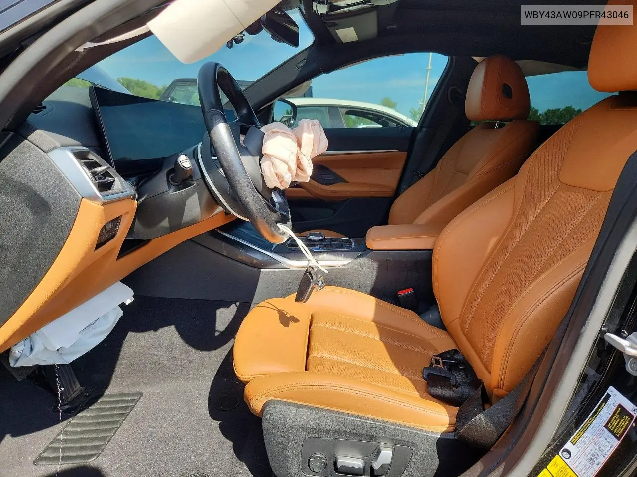 2023 BMW I4 Edrive 35 VIN: WBY43AW09PFR43046 Lot: 61353356