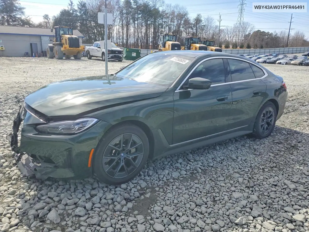 2023 BMW I4 Edrive 35 VIN: WBY43AW01PFR46491 Lot: 77280655