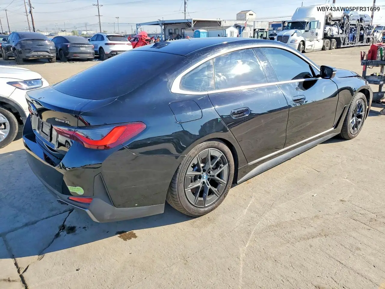 2023 BMW I4 Edrive 35 VIN: WBY43AW05PFR31699 Lot: 79029765