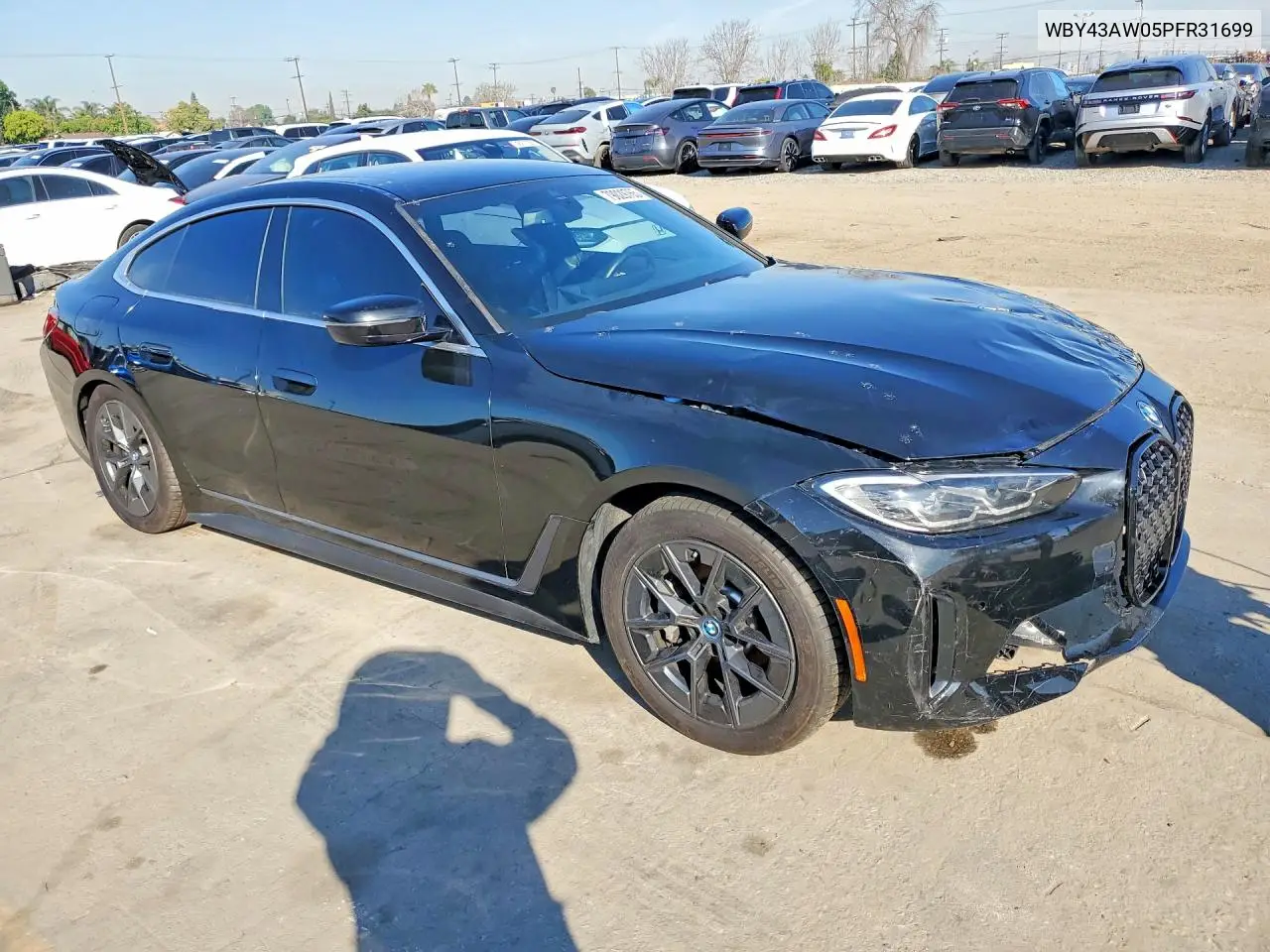 2023 BMW I4 Edrive 35 VIN: WBY43AW05PFR31699 Lot: 79029765