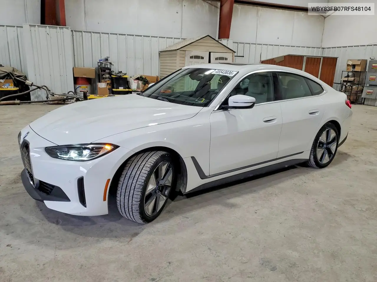2024 BMW I4 xDrive 40 VIN: WBY83FB07RFS48104 Lot: 45543836
