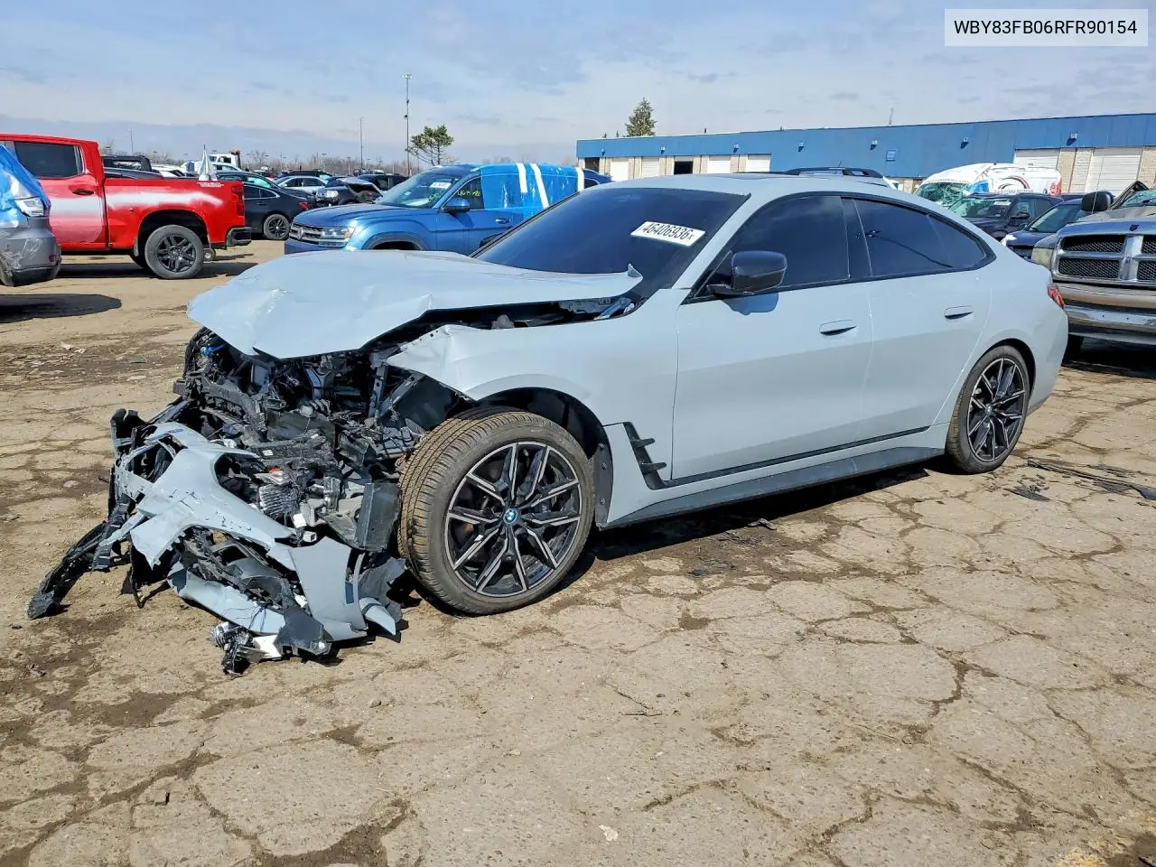 2024 BMW I4 xDrive 40 VIN: WBY83FB06RFR90154 Lot: 46406936