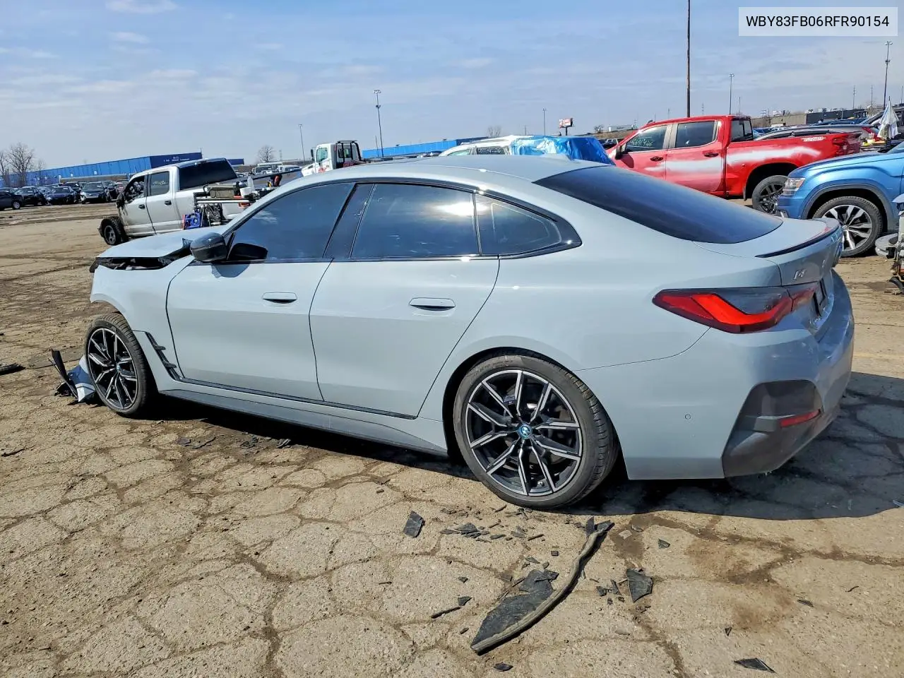 2024 BMW I4 xDrive 40 VIN: WBY83FB06RFR90154 Lot: 46406936