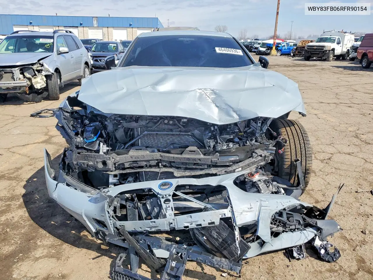 2024 BMW I4 xDrive 40 VIN: WBY83FB06RFR90154 Lot: 46406936