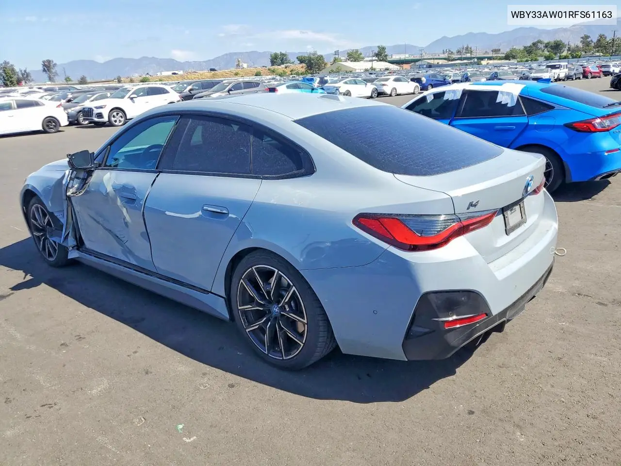 2024 BMW I4 M50 VIN: WBY33AW01RFS61163 Lot: 51186756