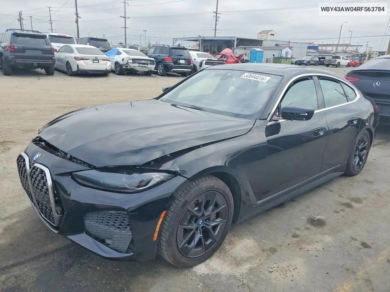 2024 BMW I4 Edrive 35 VIN: WBY43AW04RFS63784 Lot: 53644016