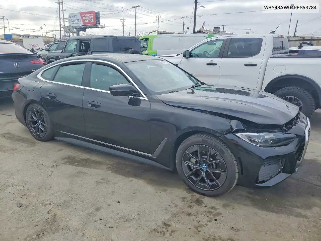 2024 BMW I4 Edrive 35 VIN: WBY43AW04RFS63784 Lot: 53644016