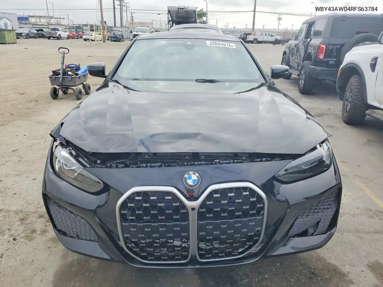 2024 BMW I4 Edrive 35 VIN: WBY43AW04RFS63784 Lot: 53644016
