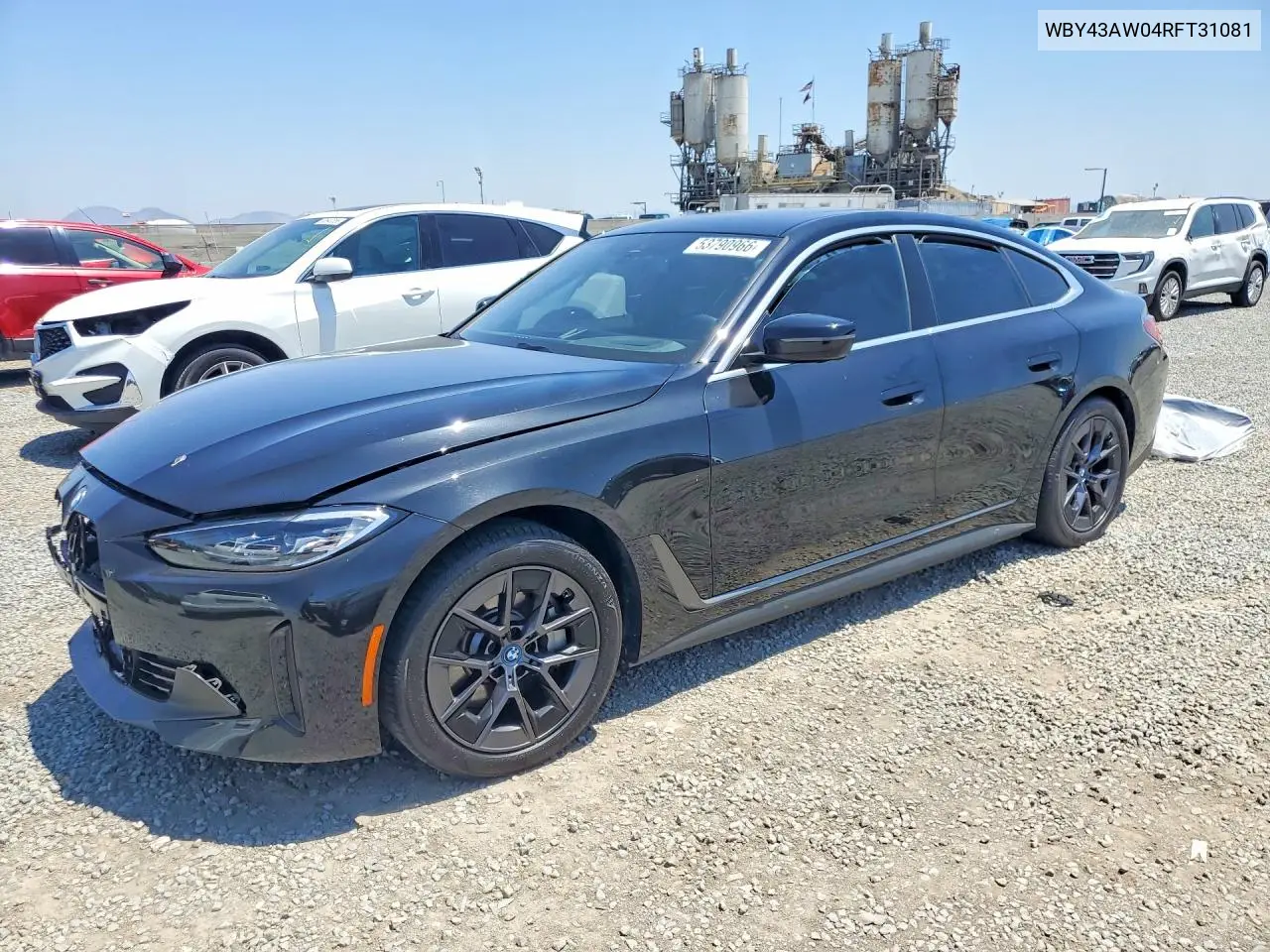 2024 BMW I4 Edrive 35 VIN: WBY43AW04RFT31081 Lot: 53790966