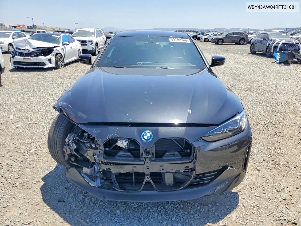 2024 BMW I4 Edrive 35 VIN: WBY43AW04RFT31081 Lot: 53790966