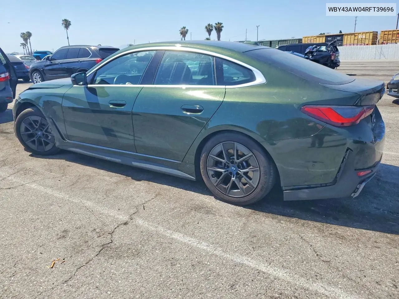 2024 BMW I4 Edrive 35 VIN: WBY43AW04RFT39696 Lot: 54435506