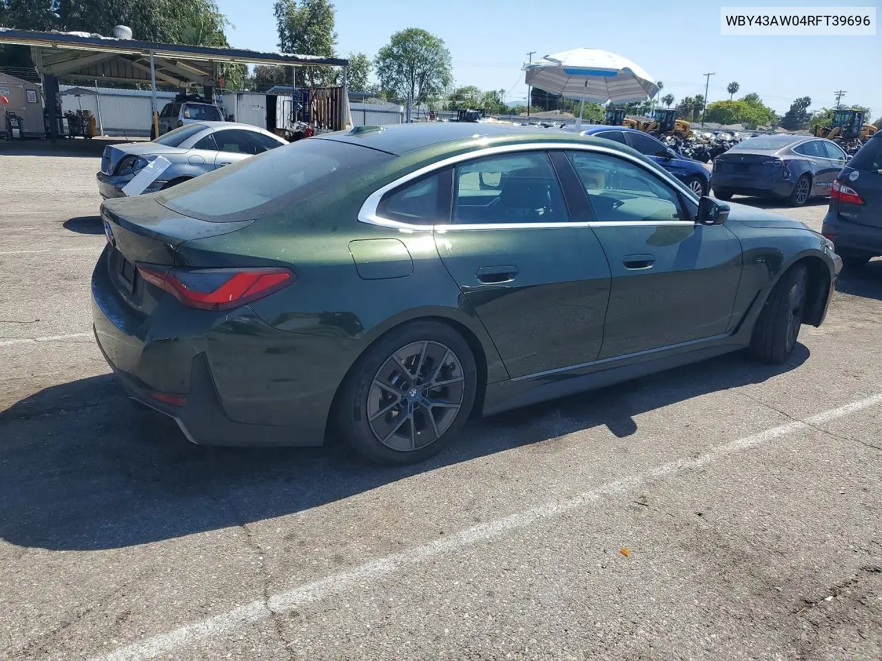 2024 BMW I4 Edrive 35 VIN: WBY43AW04RFT39696 Lot: 54435506