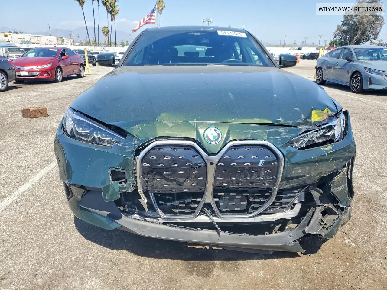 2024 BMW I4 Edrive 35 VIN: WBY43AW04RFT39696 Lot: 54435506