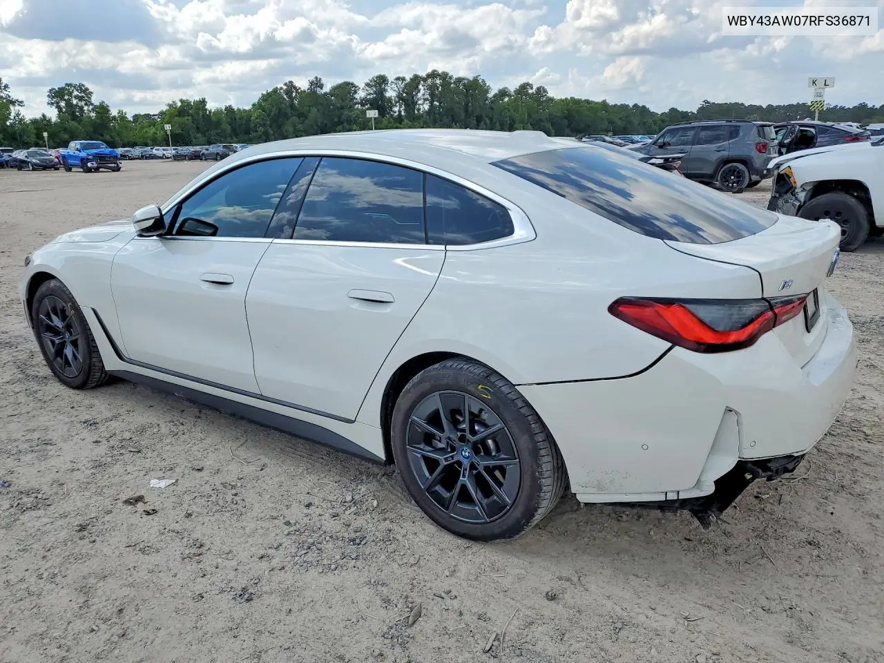 2024 BMW I4 Edrive 35 VIN: WBY43AW07RFS36871 Lot: 54798366