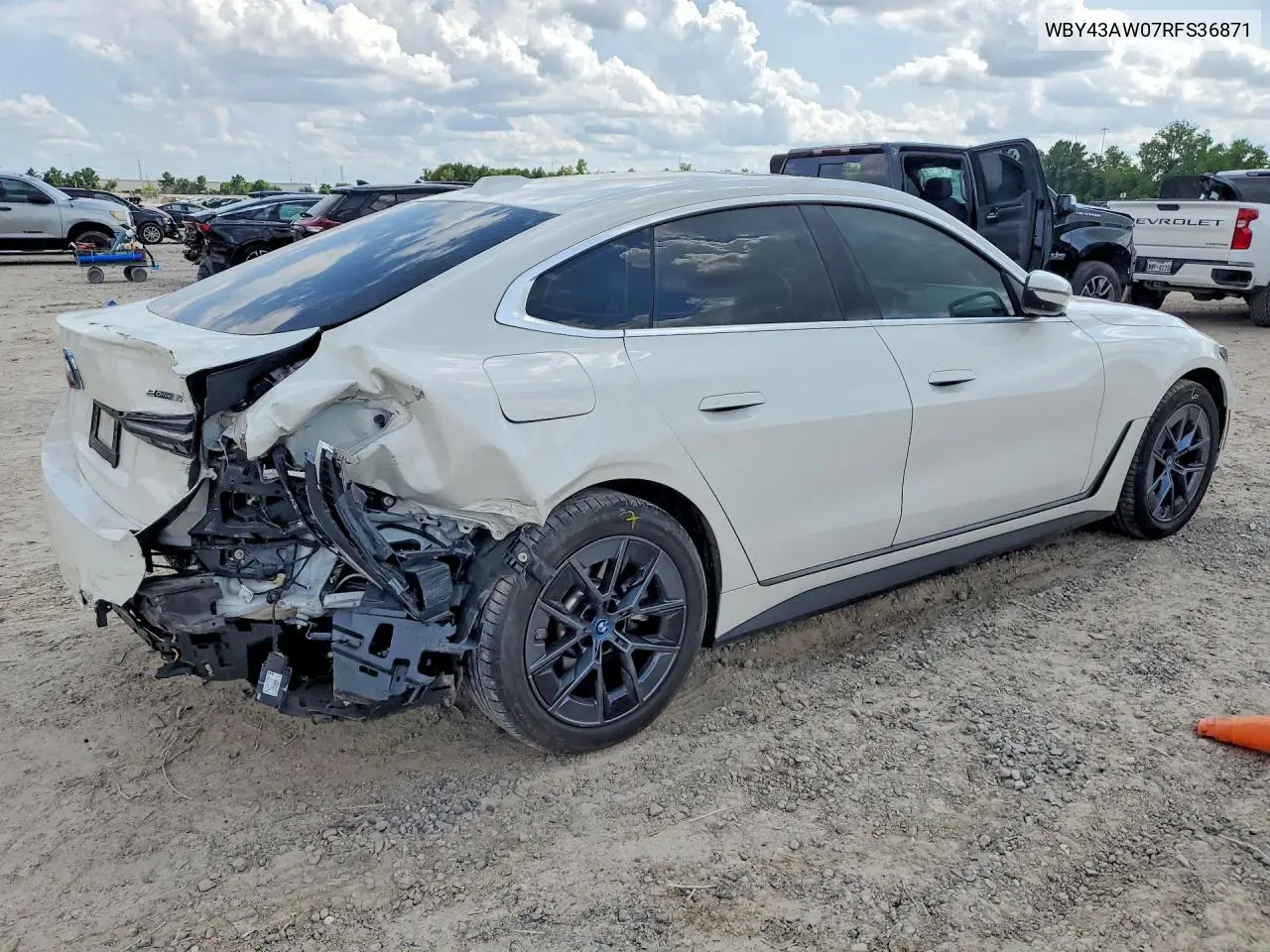 2024 BMW I4 Edrive 35 VIN: WBY43AW07RFS36871 Lot: 54798366