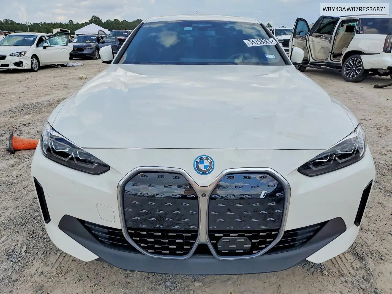 2024 BMW I4 Edrive 35 VIN: WBY43AW07RFS36871 Lot: 54798366