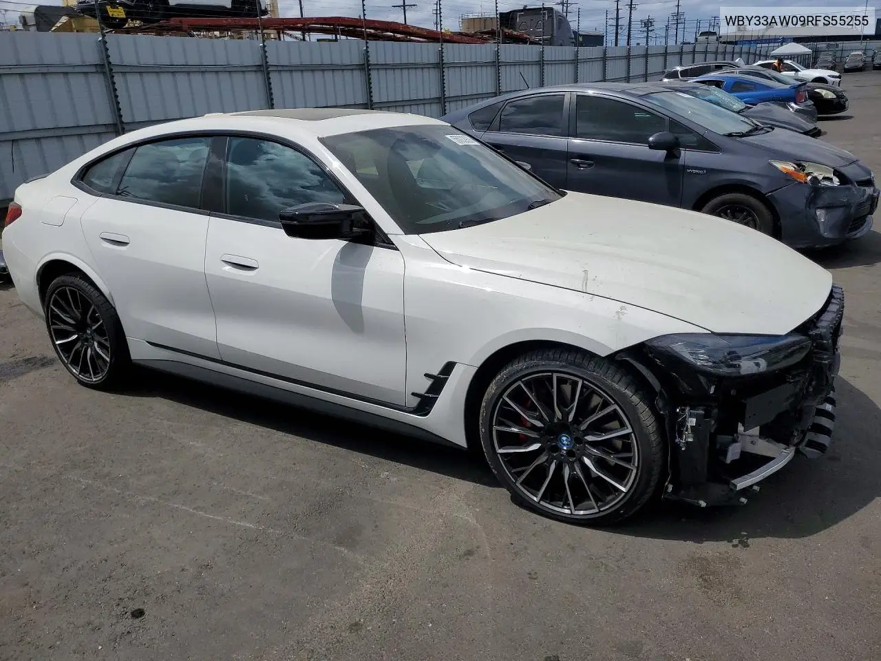 2024 BMW I4 M50 VIN: WBY33AW09RFS55255 Lot: 55022926