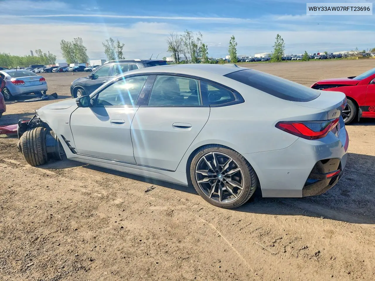 2024 BMW I4 M50 VIN: WBY33AW07RFT23696 Lot: 55241556