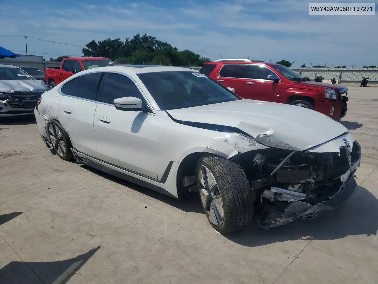 2024 BMW I4 Edrive 35 VIN: WBY43AW06RFT37271 Lot: 55423646
