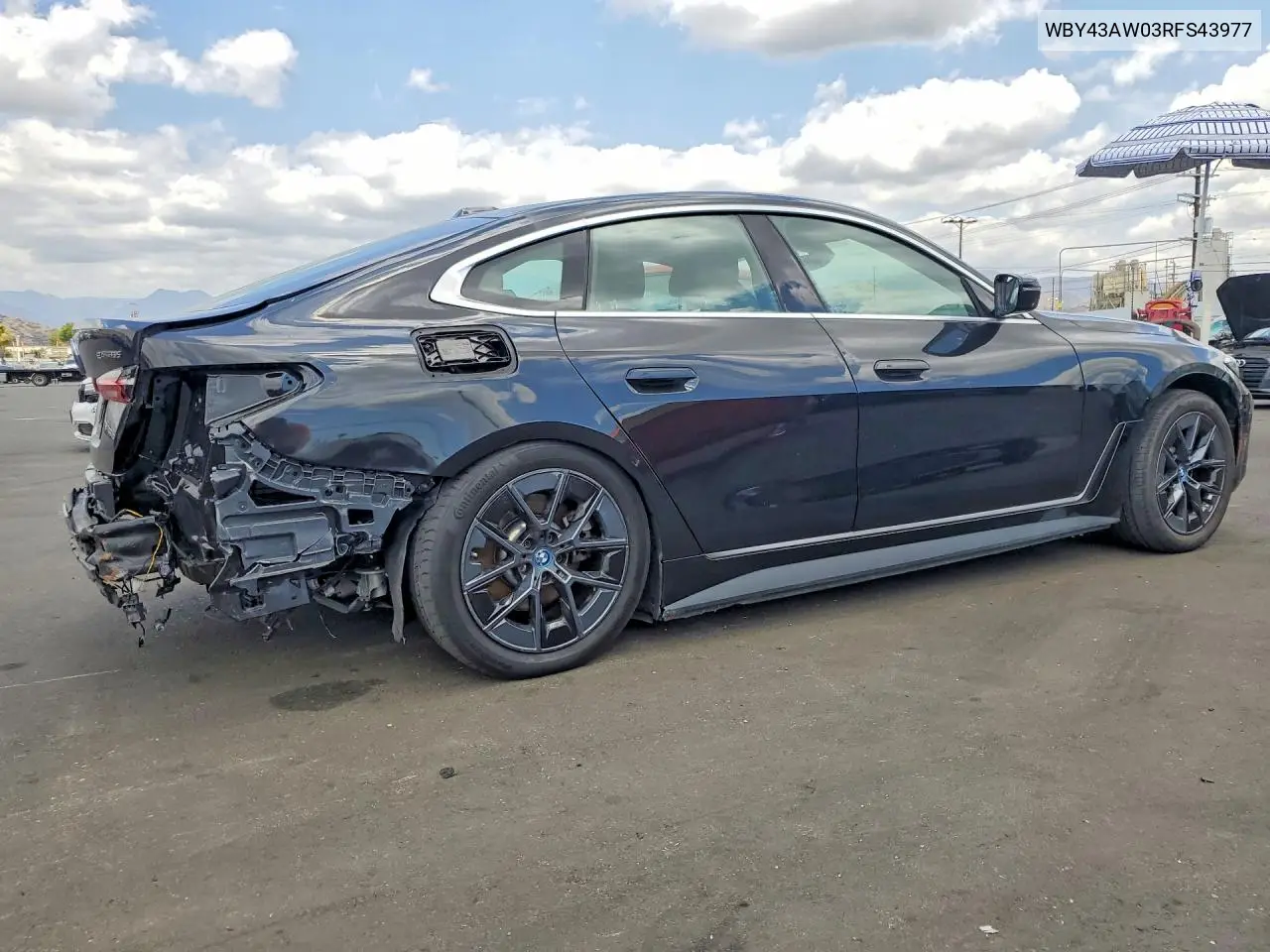 2024 BMW I4 Edrive 35 VIN: WBY43AW03RFS43977 Lot: 55574076