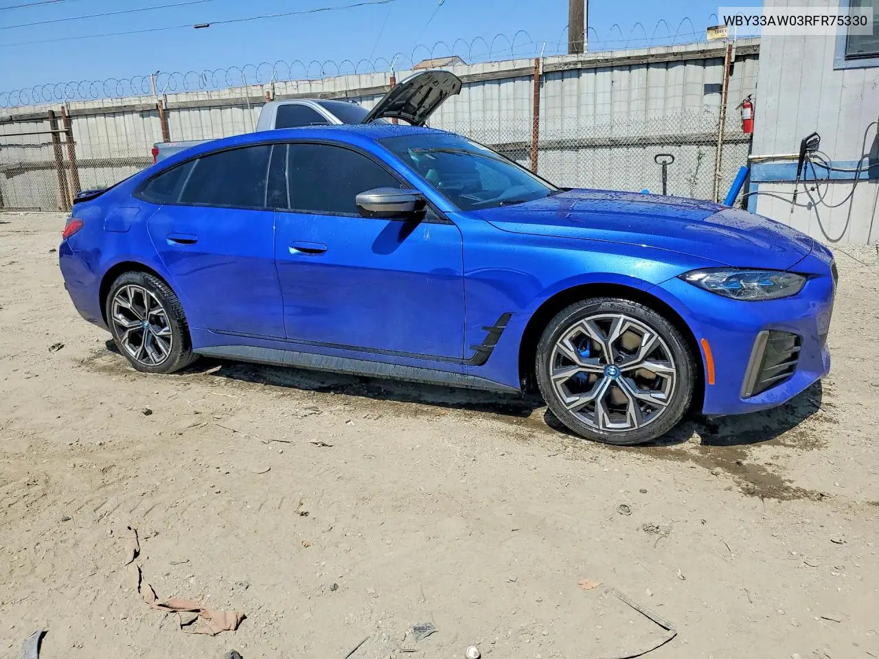 2024 BMW I4 M50 VIN: WBY33AW03RFR75330 Lot: 56642856