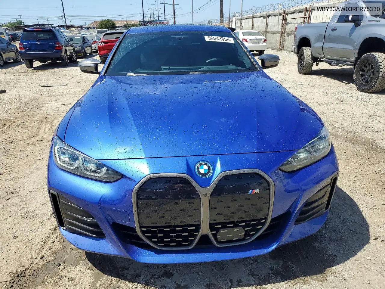 2024 BMW I4 M50 VIN: WBY33AW03RFR75330 Lot: 56642856