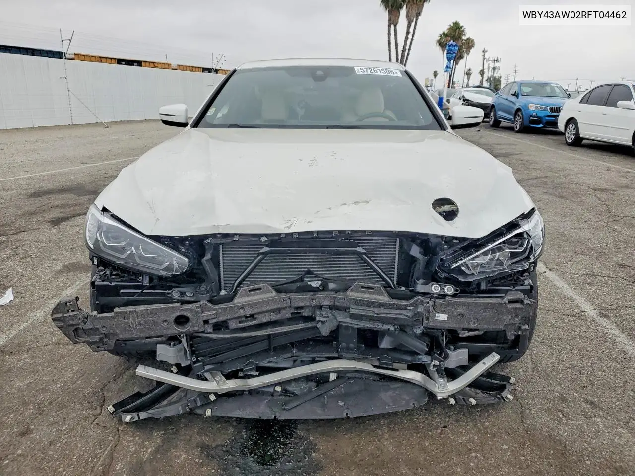 2024 BMW I4 Edrive 35 VIN: WBY43AW02RFT04462 Lot: 57261506