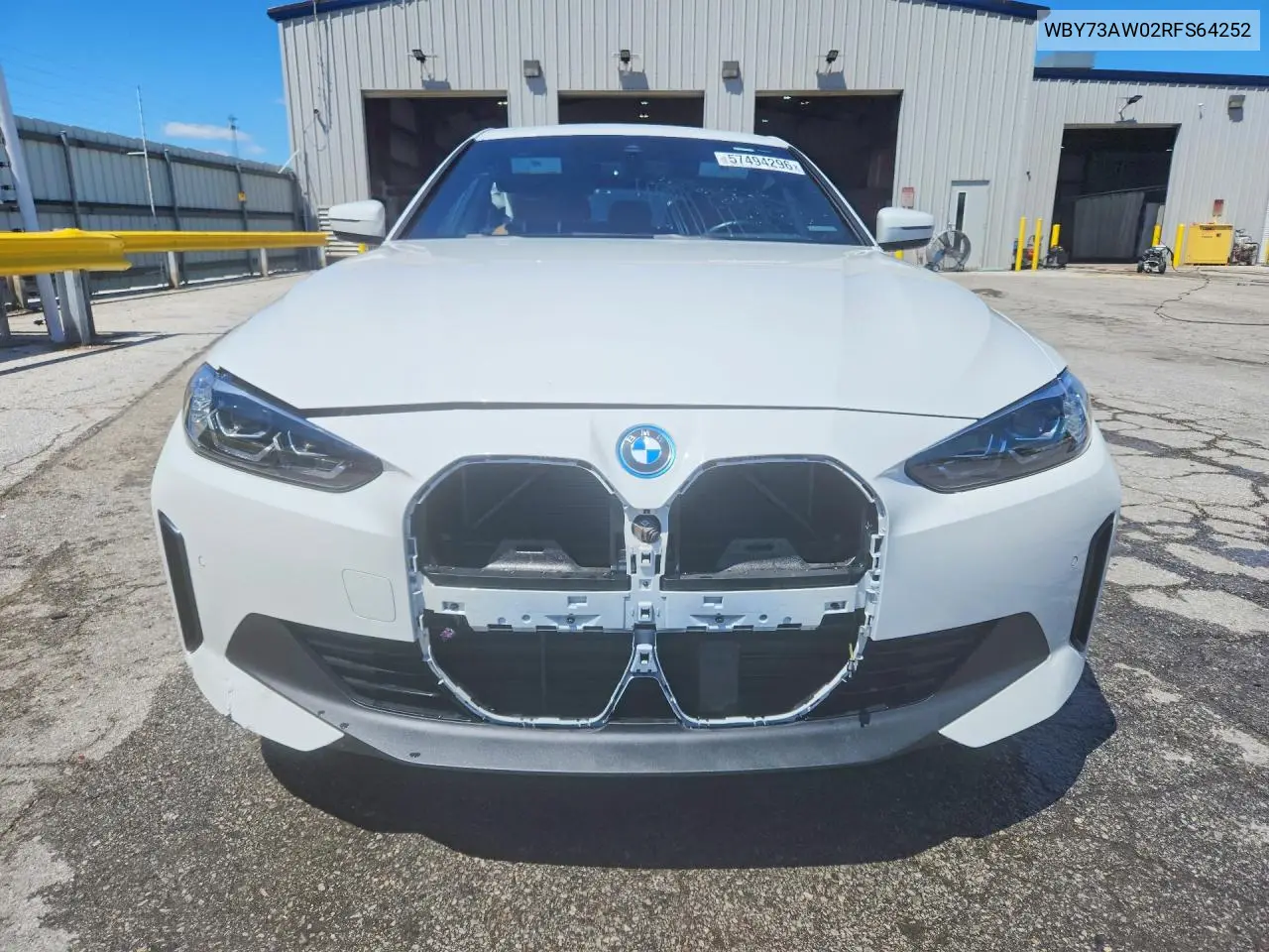 2024 BMW I4 Edrive 40 VIN: WBY73AW02RFS64252 Lot: 57494296