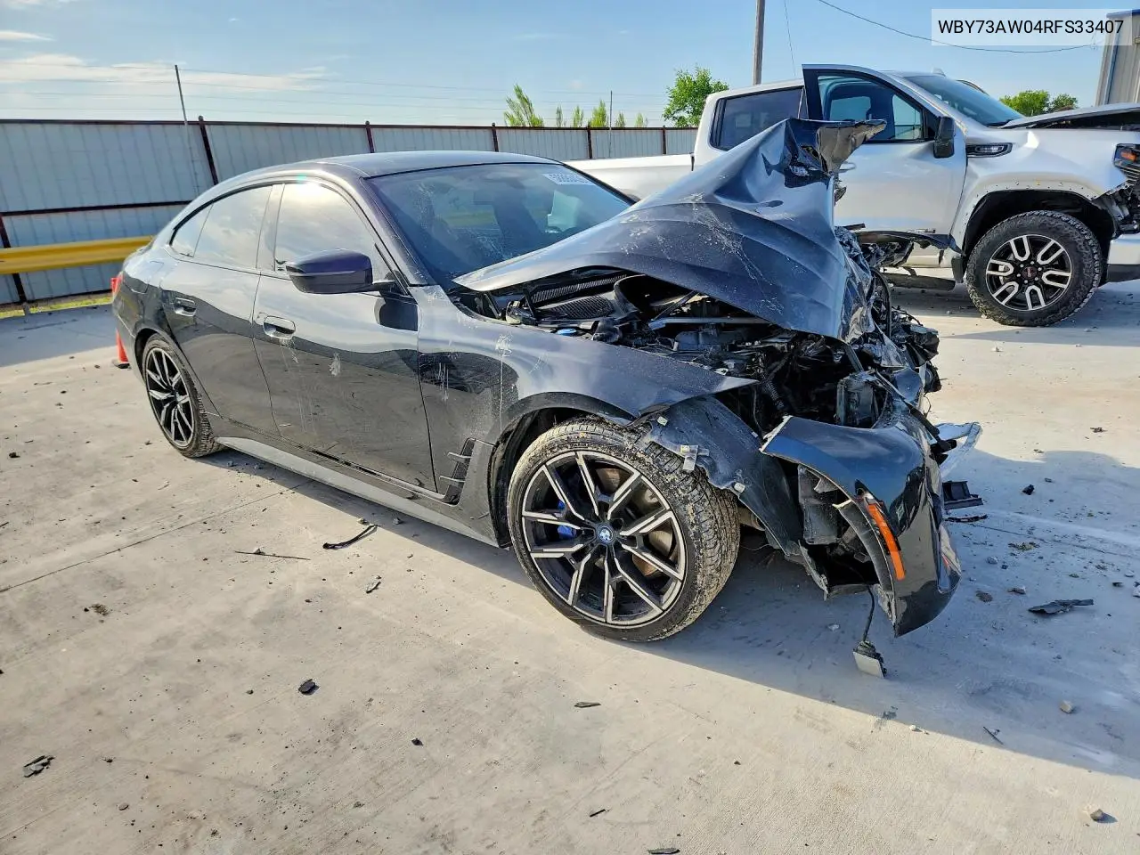 2024 BMW I4 Edrive 40 VIN: WBY73AW04RFS33407 Lot: 58893426