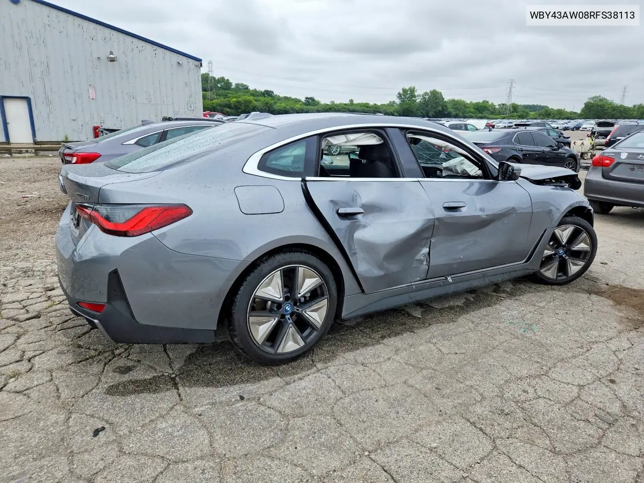 2024 BMW I4 Edrive 35 VIN: WBY43AW08RFS38113 Lot: 59104366