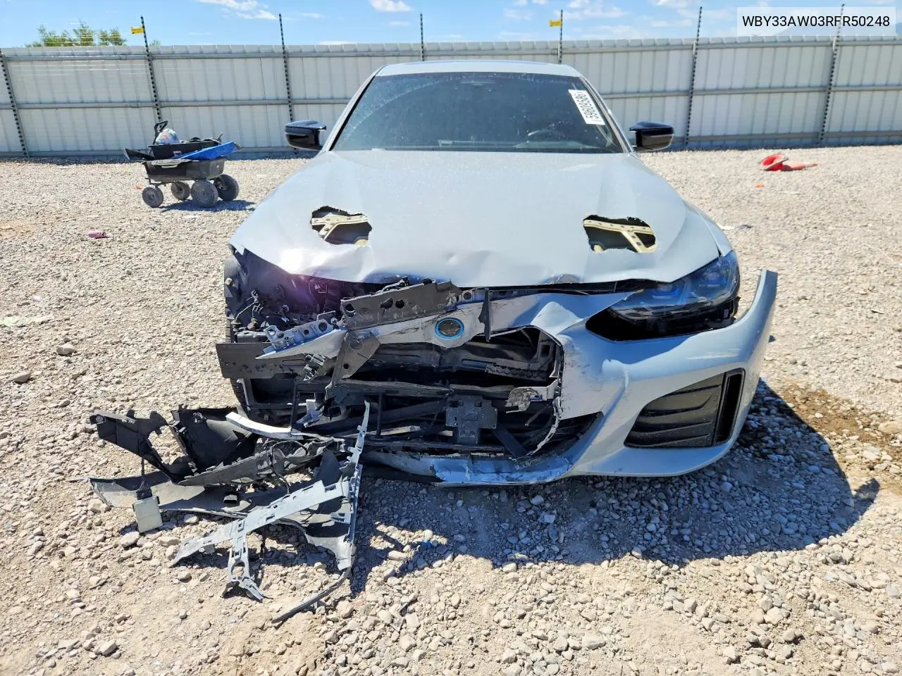 2024 BMW I4 M50 VIN: WBY33AW03RFR50248 Lot: 59609586