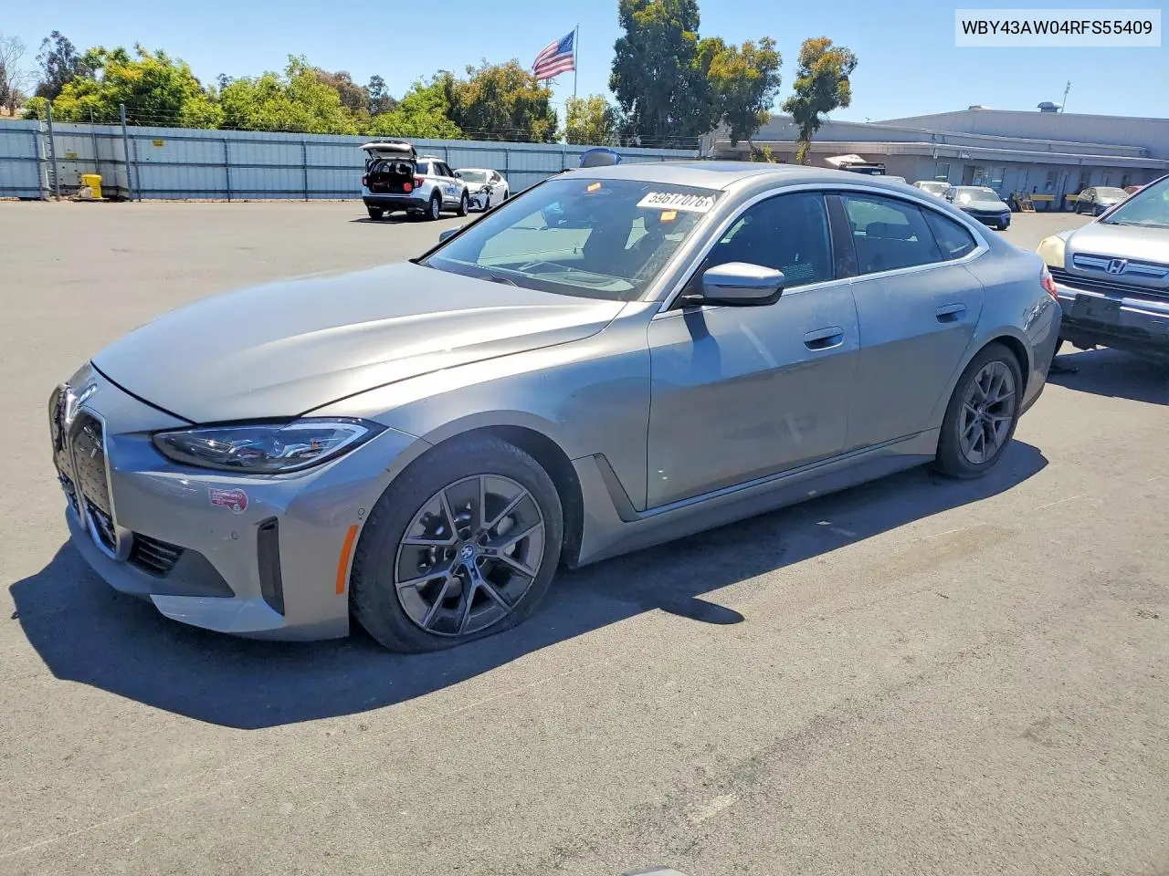 2024 BMW I4 Edrive 35 VIN: WBY43AW04RFS55409 Lot: 59617076
