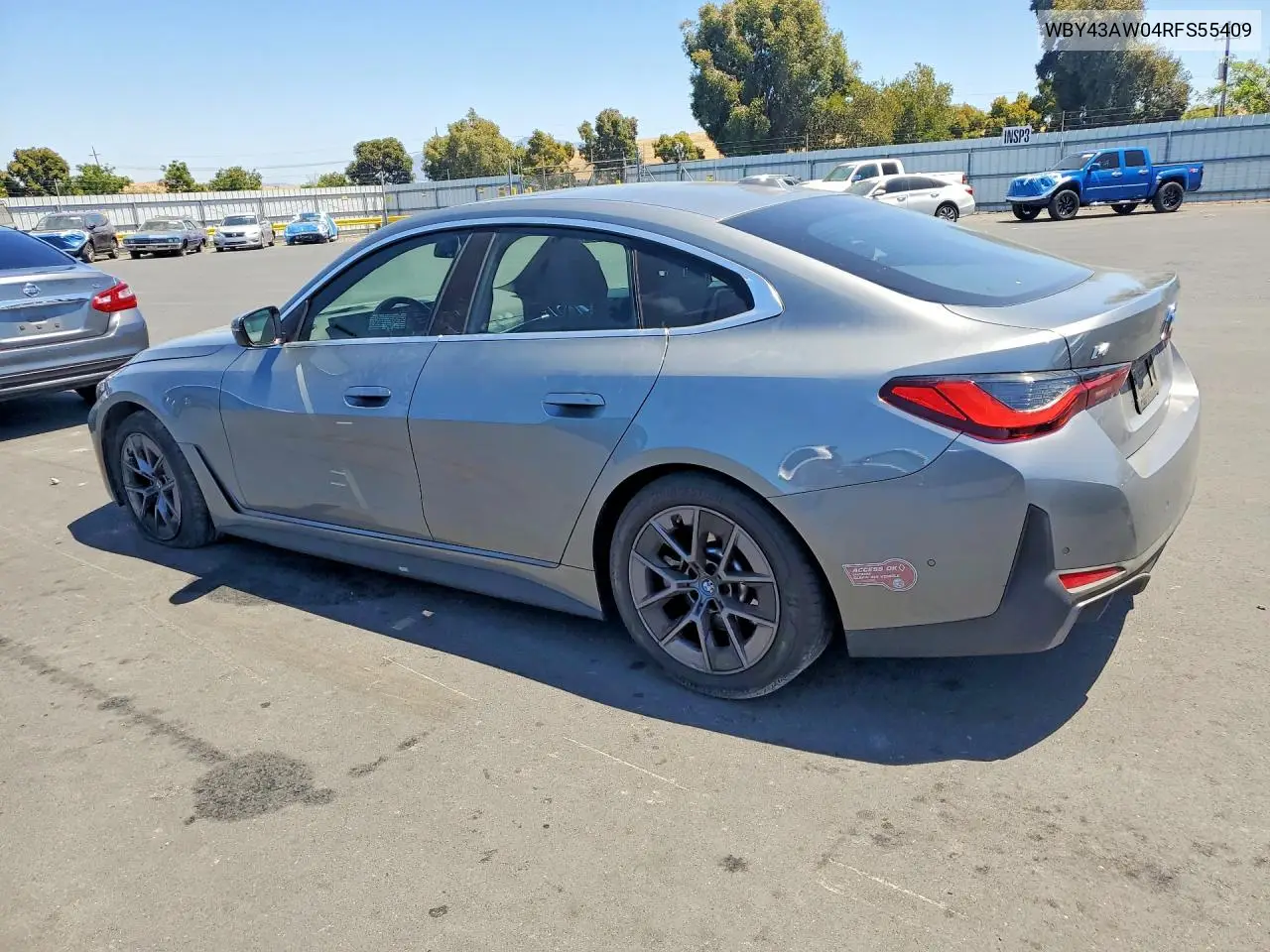2024 BMW I4 Edrive 35 VIN: WBY43AW04RFS55409 Lot: 59617076