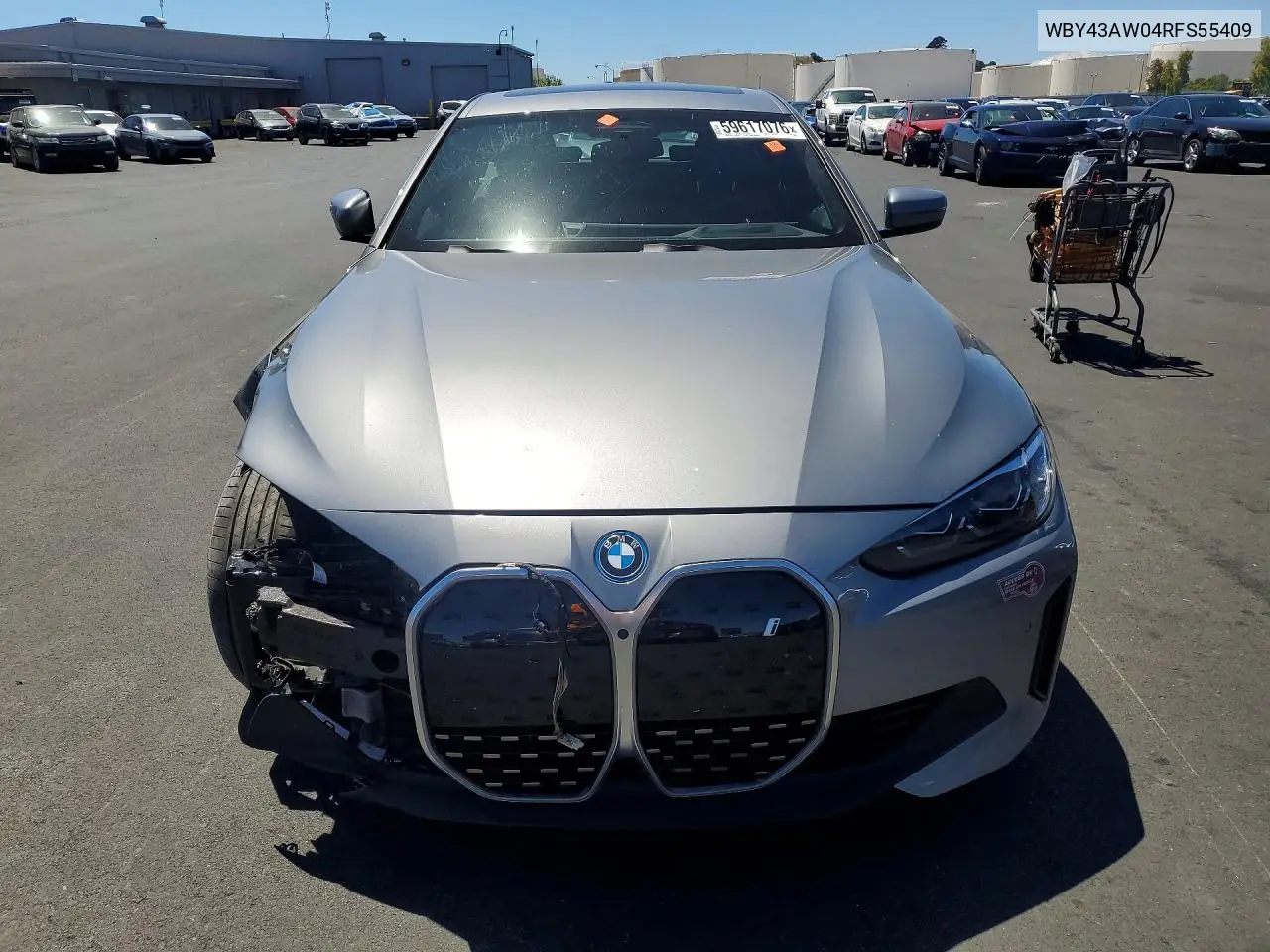 2024 BMW I4 Edrive 35 VIN: WBY43AW04RFS55409 Lot: 59617076