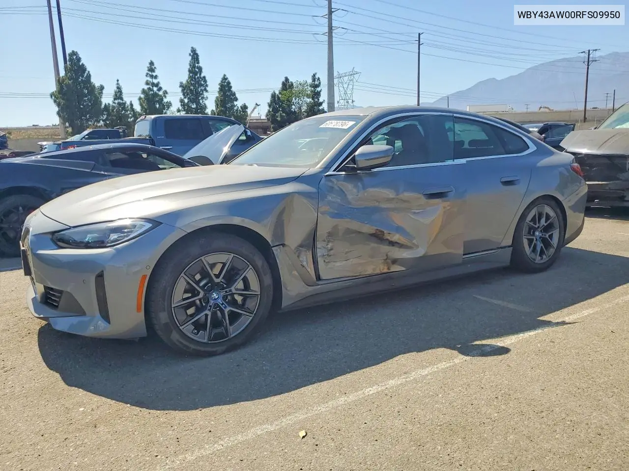 2024 BMW I4 Edrive 35 VIN: WBY43AW00RFS09950 Lot: 60628796