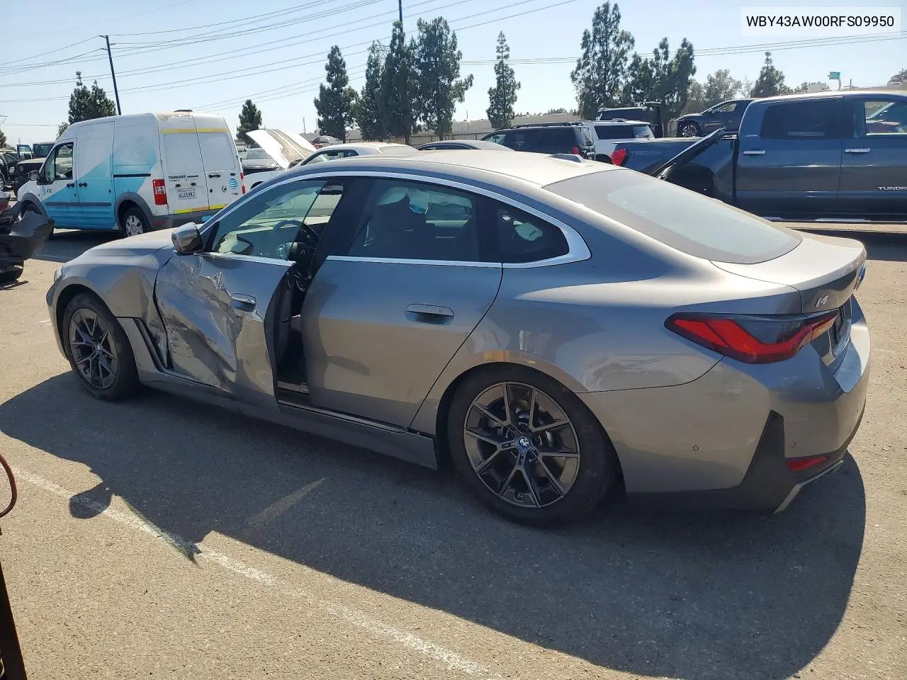 2024 BMW I4 Edrive 35 VIN: WBY43AW00RFS09950 Lot: 60628796