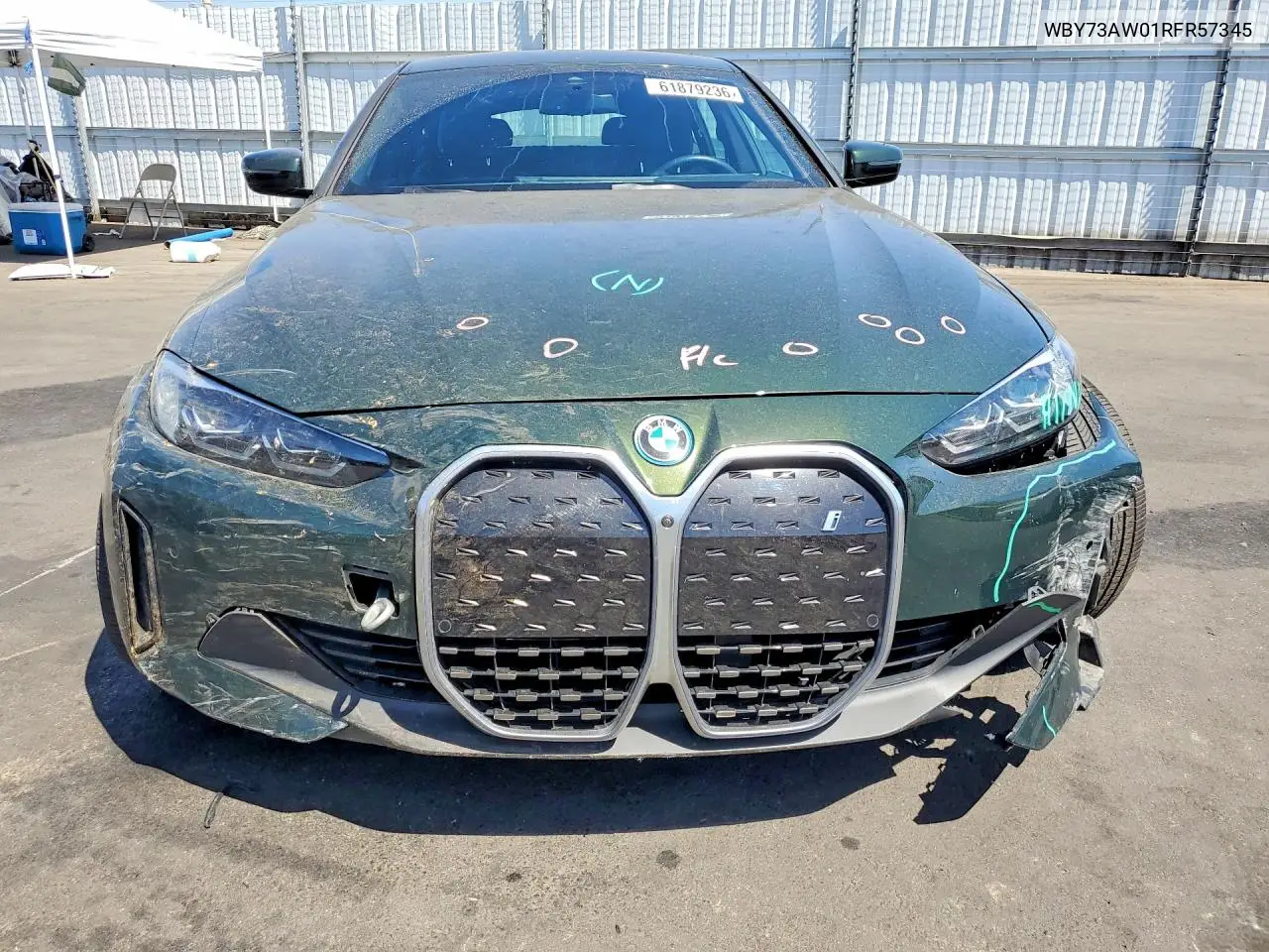 2024 BMW I4 Edrive 40 VIN: WBY73AW01RFR57345 Lot: 61879236