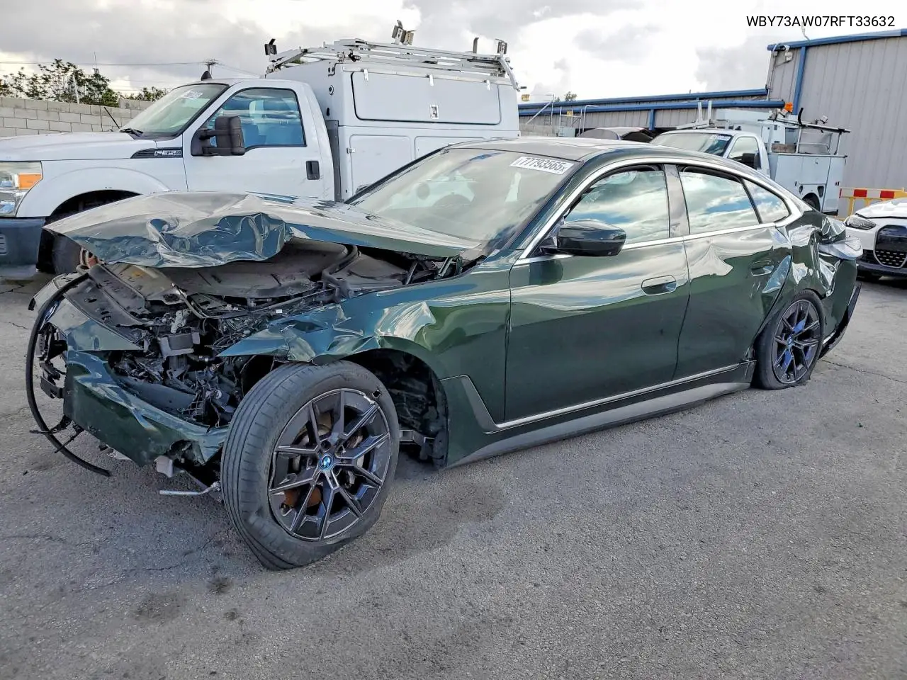 2024 BMW I4 Edrive 40 VIN: WBY73AW07RFT33632 Lot: 77793565
