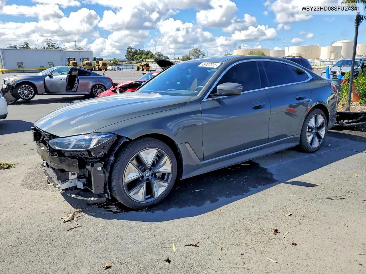 2025 BMW I4 Edrive 40 VIN: WBY23HD08SFU24341 Lot: 49427326