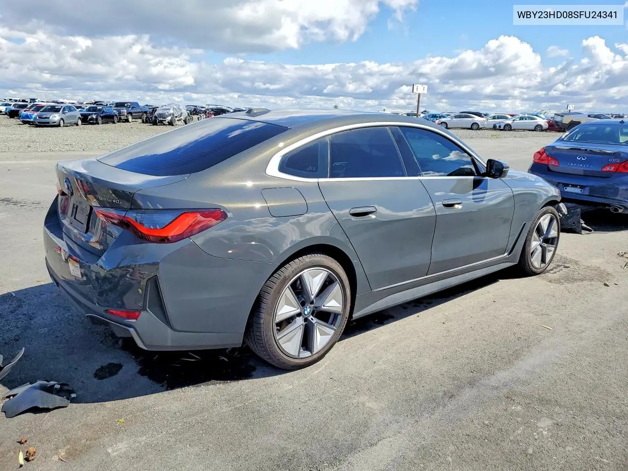 2025 BMW I4 Edrive 40 VIN: WBY23HD08SFU24341 Lot: 49427326