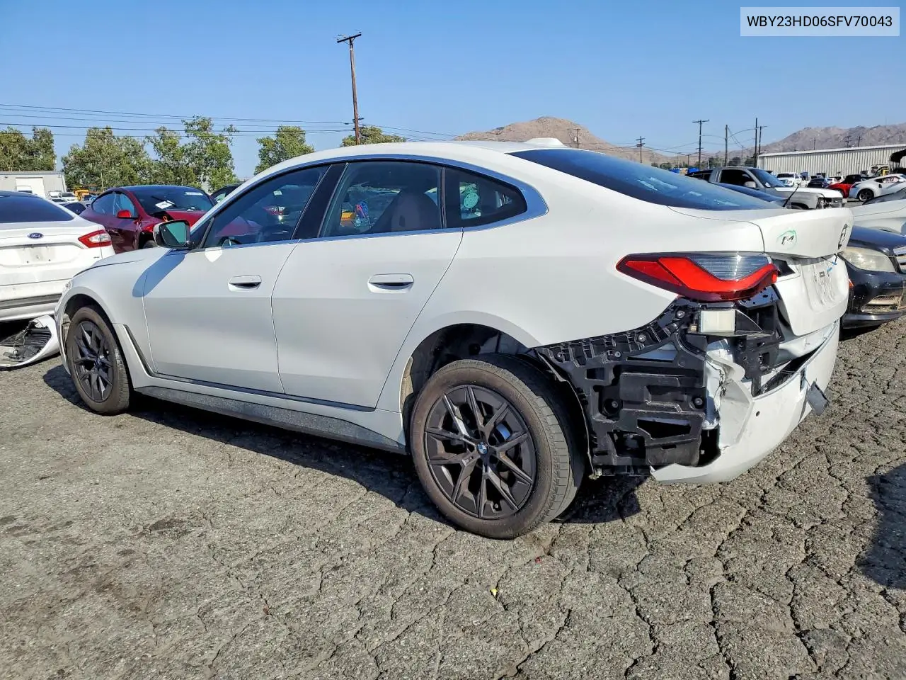 2025 BMW I4 Edrive 40 VIN: WBY23HD06SFV70043 Lot: 51122826