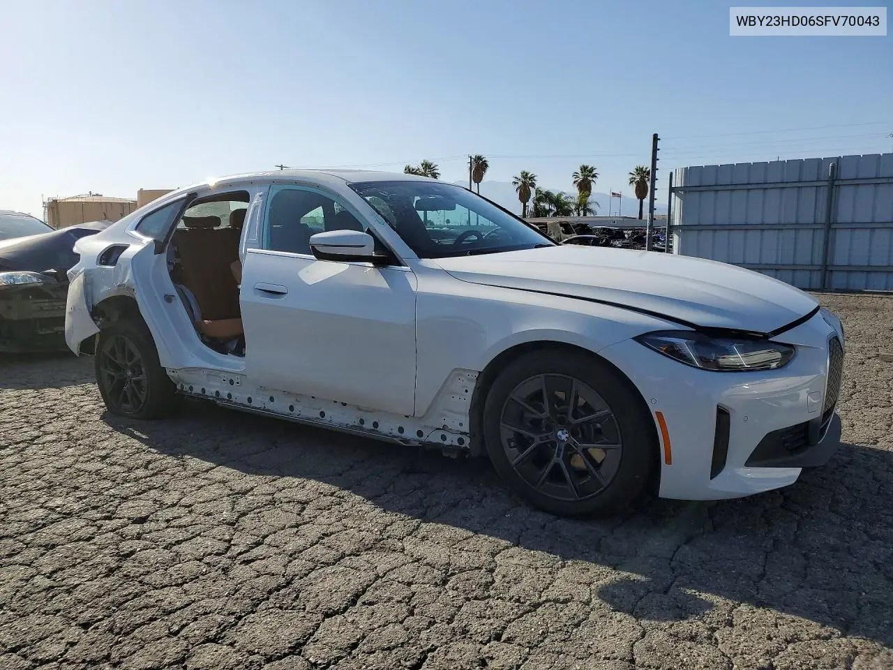 2025 BMW I4 Edrive 40 VIN: WBY23HD06SFV70043 Lot: 51122826